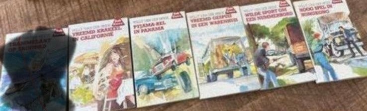 Willy van der Heide Bob Evers serie delen 18,19,21, 22,23,24, Boeken, Ophalen of Verzenden, Gelezen