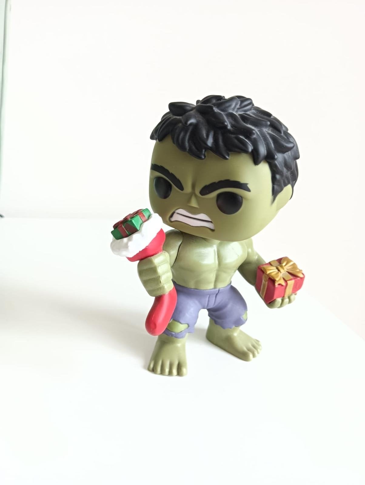 Hulk Funko Pop! Kersteditie met cadeau en sok, Ophalen, Zo goed als nieuw