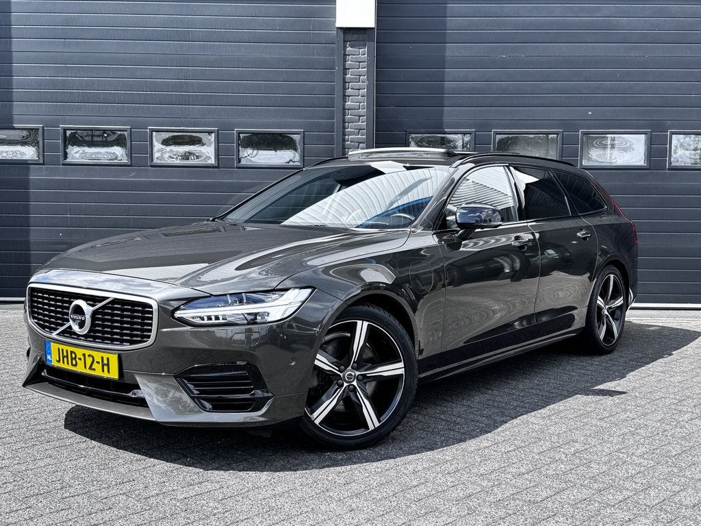 Volvo V90 2.0 T8 AWD R-Design 391PK | Pano | H&K Audio | Hea, Auto's, Volvo, Automaat, 4 cilinders, Vierwielaandrijving, Hybride Elektrisch/Benzine