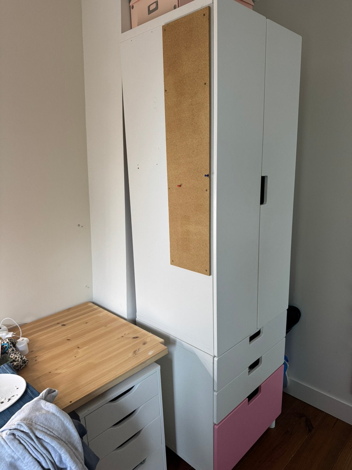 Kledingkast voor kinderkamer, Zo goed als nieuw, 150 tot 200 cm, 50 tot 75 cm, 50 tot 100 cm