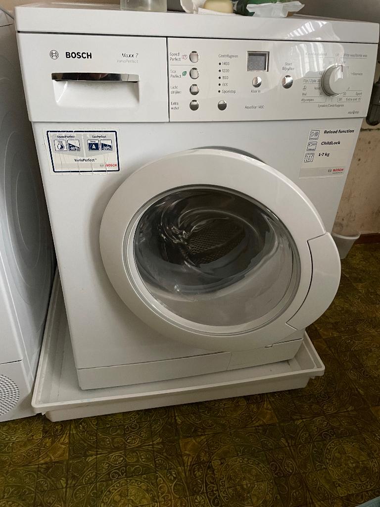 Bosch Wasmachine in goede staat, Witgoed en Apparatuur, Onderdelen en Toebehoren, Ophalen, Zo goed als nieuw
