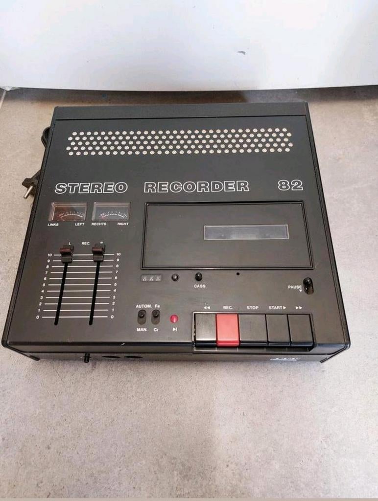 ITT stereo recorder 82 sk vintage retro cassetterecorder, Ophalen of Verzenden, Enkel, Overige merken, Tape counter