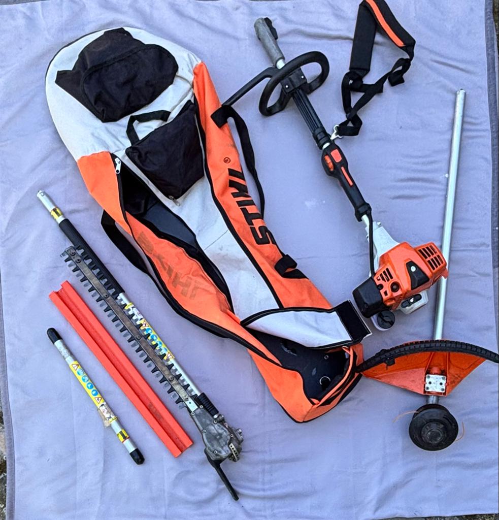 Stihl KM 94 RC CombiEngine met heggenschaar en trimmer, Tuin en Terras, Bosmaaiers, Ophalen, Gebruikt, 50 cm of meer, Benzine
