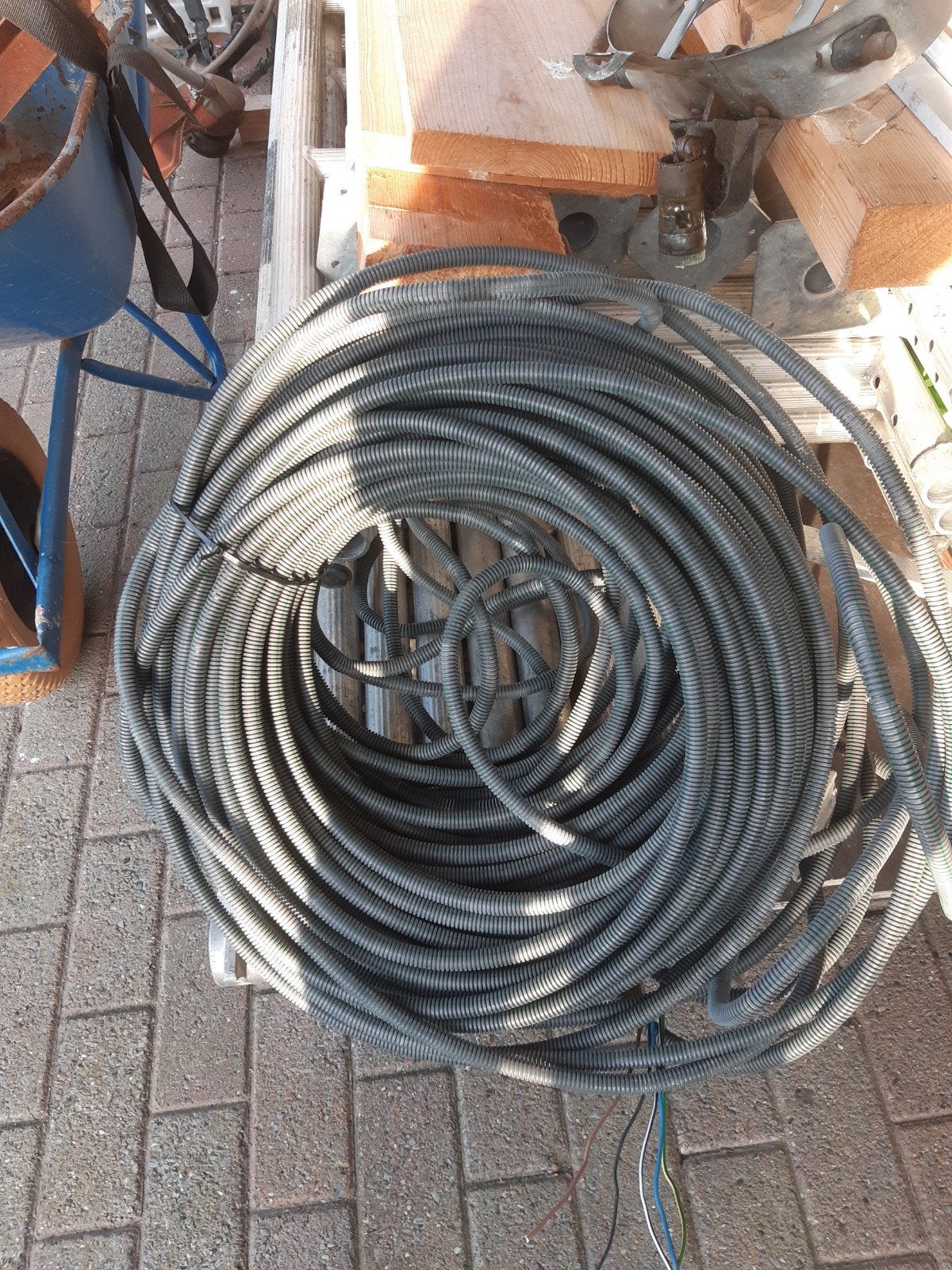 flex kabel, Ophalen, Kabel of Snoer
