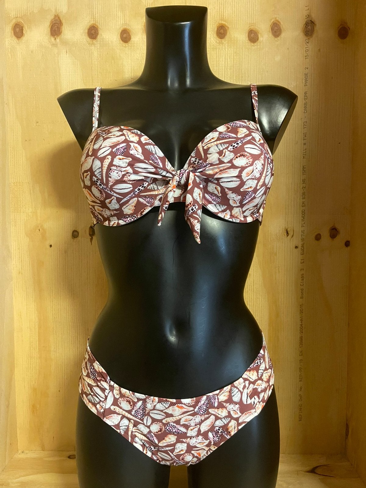 Waterval bikini maat 40c /40 - 42c /40 - 44c /44, Verzenden, Nieuw, Bruin, Bikini