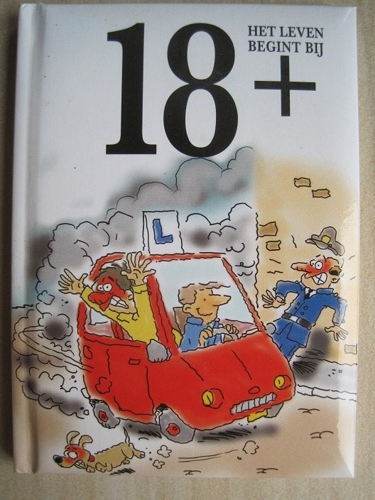 120 - Het leven begint bij 18+ - Vrolijke cartoons, Boeken, Uco Egmond, Zo goed als nieuw, Verzenden, Cartoons