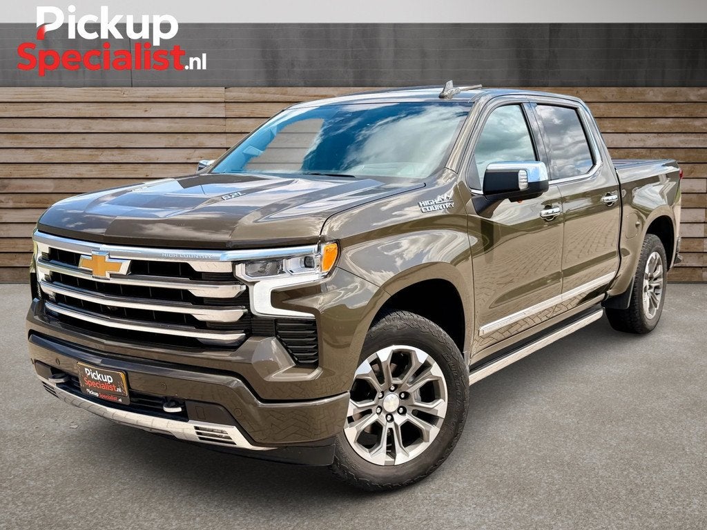 Chevrolet SILVERADO High Country 6.2 V8 , HARVARD BRONZE ZEE, Auto's, Chevrolet, Automaat, Overige kleuren, 426 pk, SUV of Terreinwagen