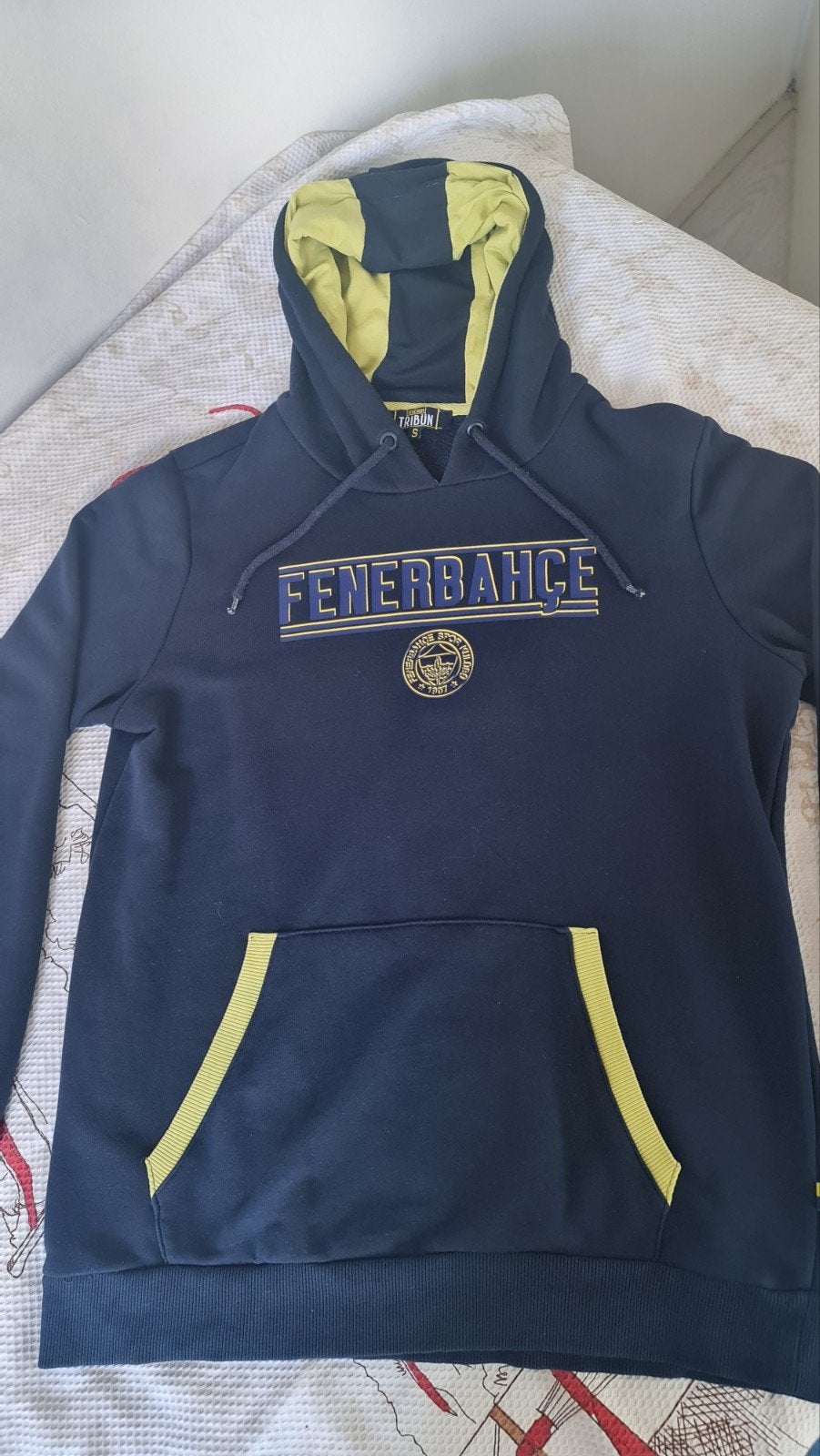 Fenerbahçe Tribün Hoodie Maat S, Blauw, Ophalen of Verzenden, Zo goed als nieuw, Fenerium Tribün