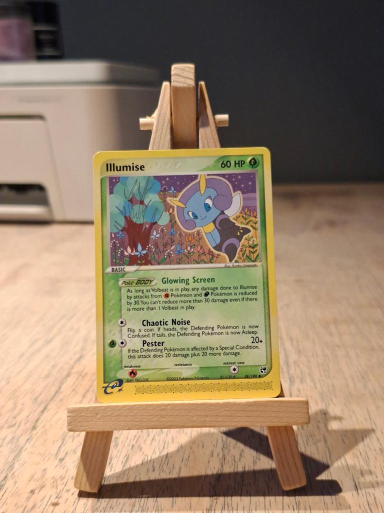Illumise 38, Hobby en Vrije tijd, Verzamelkaartspellen | Pokémon, Ophalen of Verzenden, Zo goed als nieuw