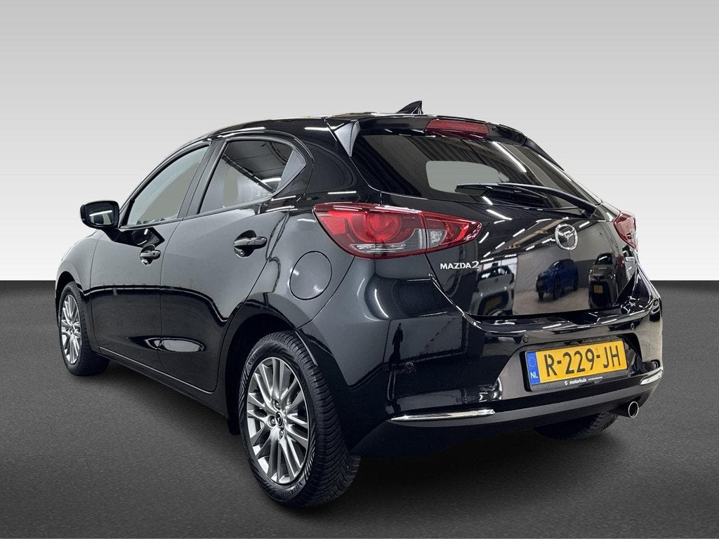 Mazda 2 1.5 Skyactiv-G Luxury, Auto's, Mazda, Stof, 4 cilinders, Zwart, Origineel Nederlands
