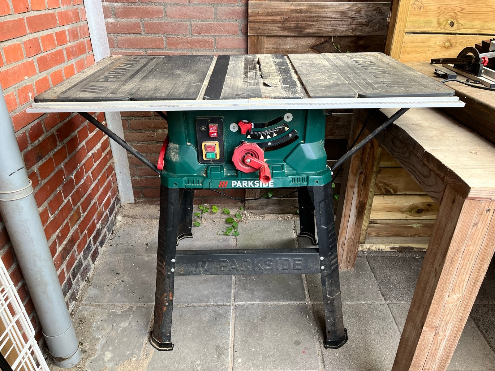 Parkside Tafel cirkelzaag 2200W, Ophalen, Gebruikt, Cirkelzaag, 70 mm of meer
