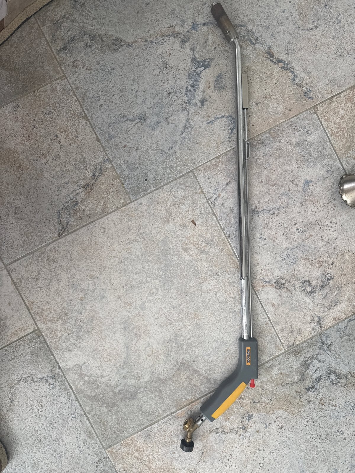 Gasbrander onkruidverdelger, Ophalen, Gebruikt