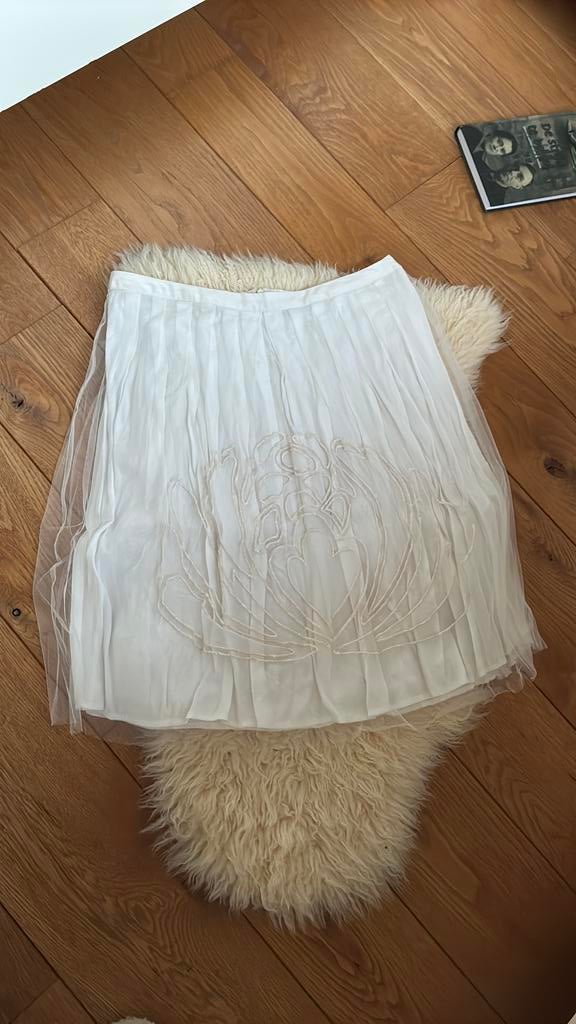 Creme tule rok Noa noa, Maat 38/40 (M), Overige kleuren, Ophalen of Verzenden, Knielengte