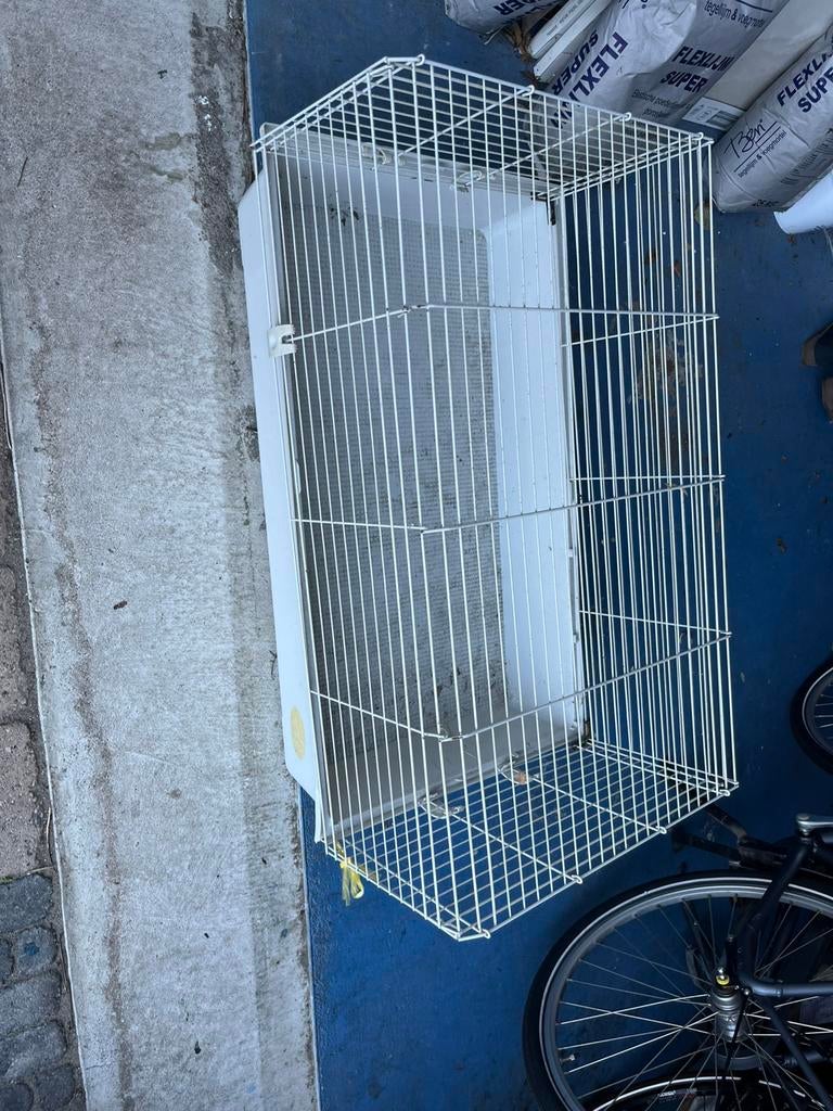 Caviakooi + accessoires, Dieren en Toebehoren, Knaagdieren en Konijnen | Hokken en Kooien, Ophalen, Zo goed als nieuw, Kooi, Minder dan 60 cm