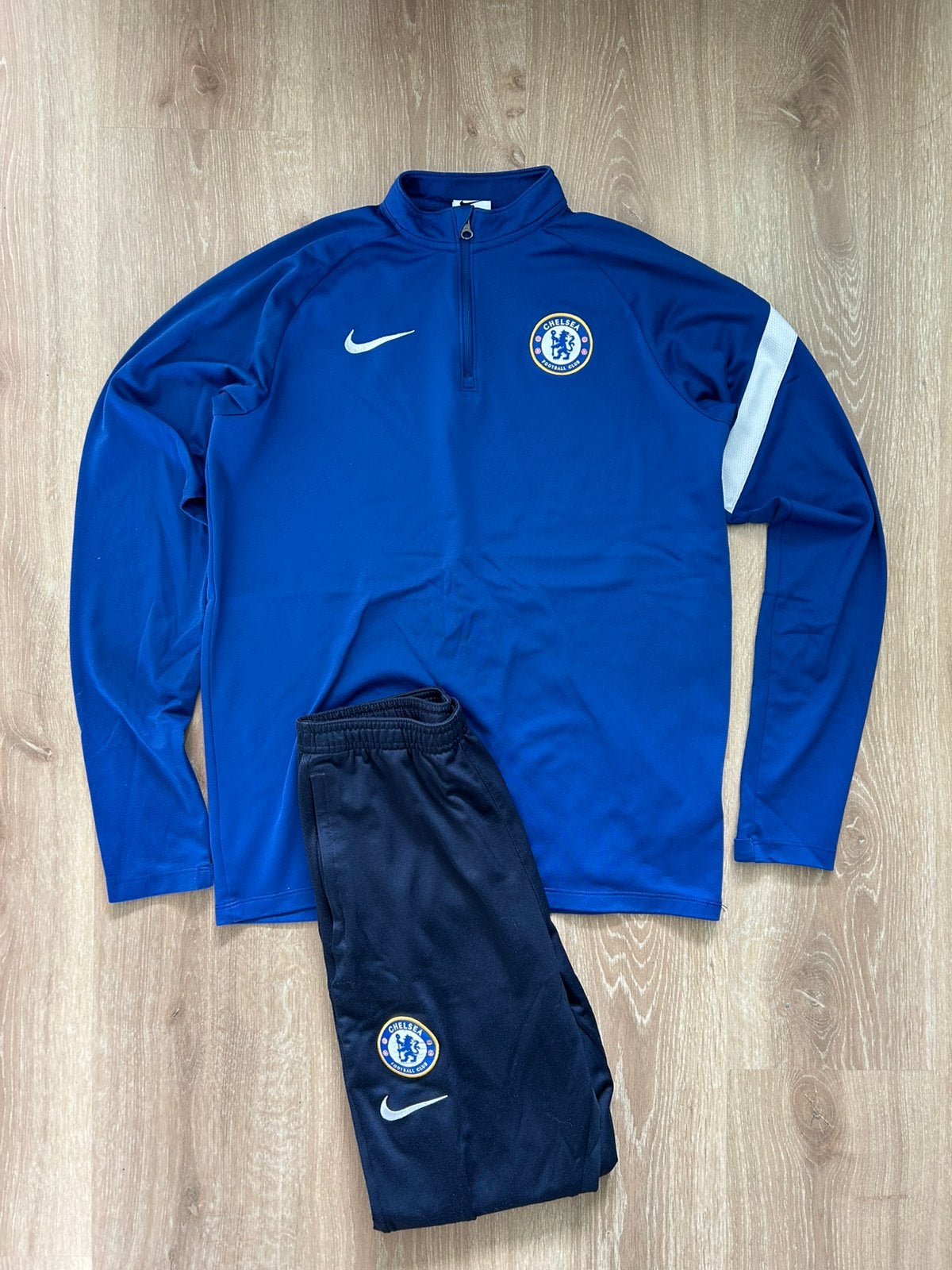 Chelsea trainingspak Nike  Maat 158-170/XS, Blauw, Ophalen of Verzenden, Zo goed als nieuw, Nike