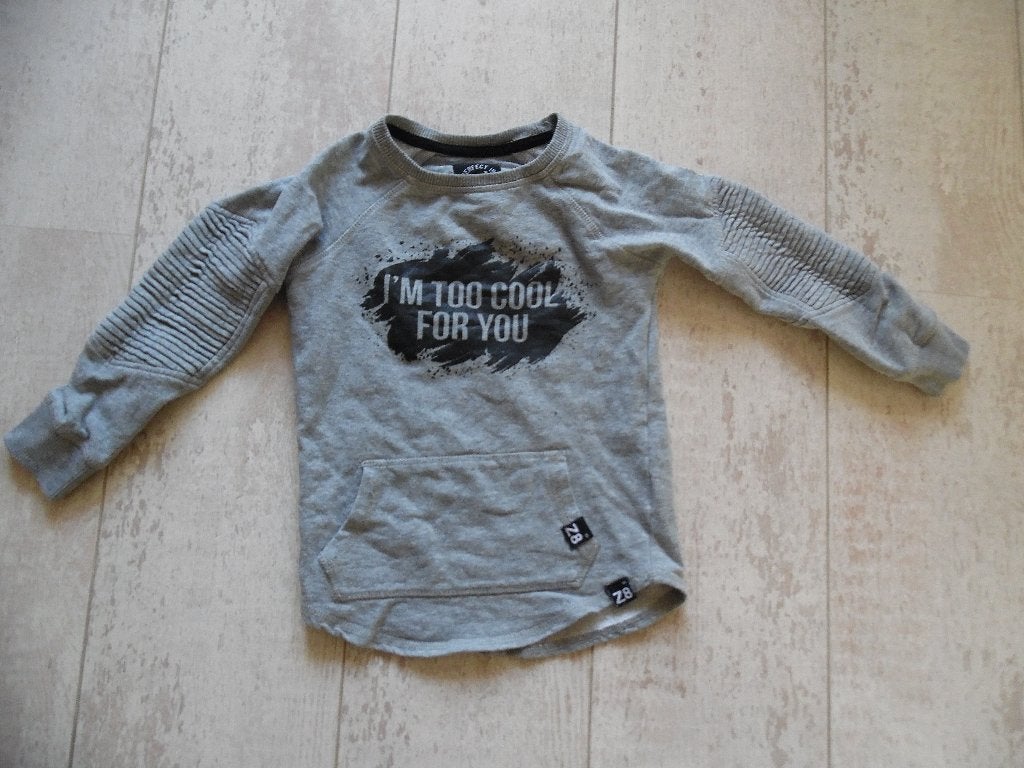 Z8 COOL shirt met lange mouwen maat 116-122, Gebruikt, Z8, Ophalen of Verzenden, Jurk of Rok