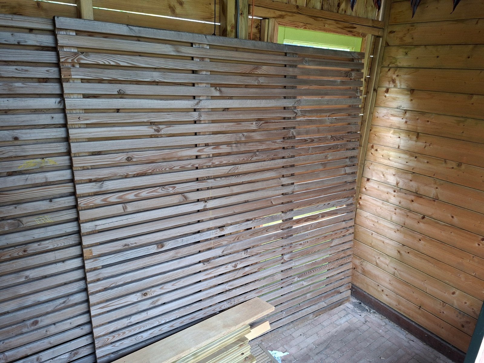 Tuinscherm 180x180, Ophalen, 1 tot 2 meter, Minder dan 3 meter, Nieuw