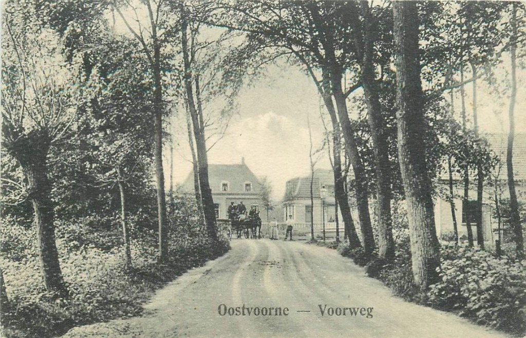 701-342-015 Oostvoorne Voorweg, Verzenden, Voor 1920, Zuid-Holland