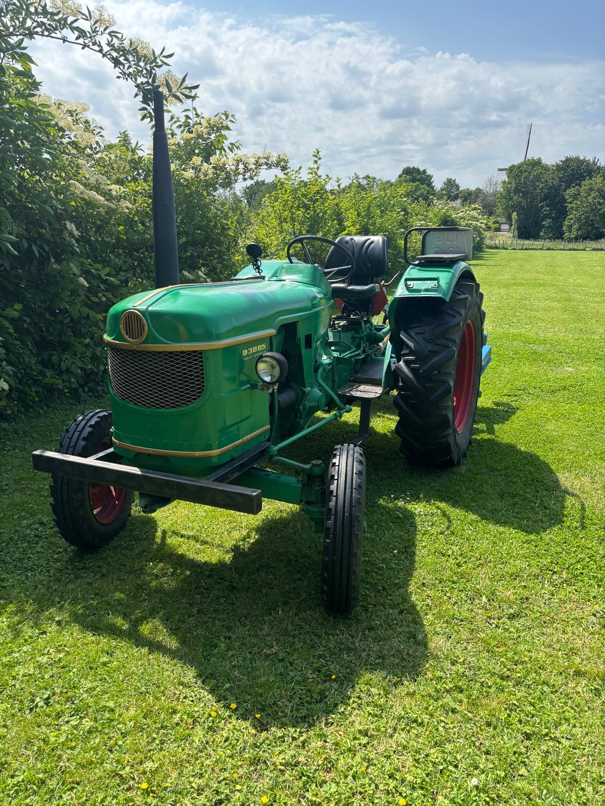 Deutz D3005 Oldtimer Tractor met Aanhanger en Accessoires, Deutz - Fahr, Tot 2500, Oldtimer, Ophalen of Verzenden