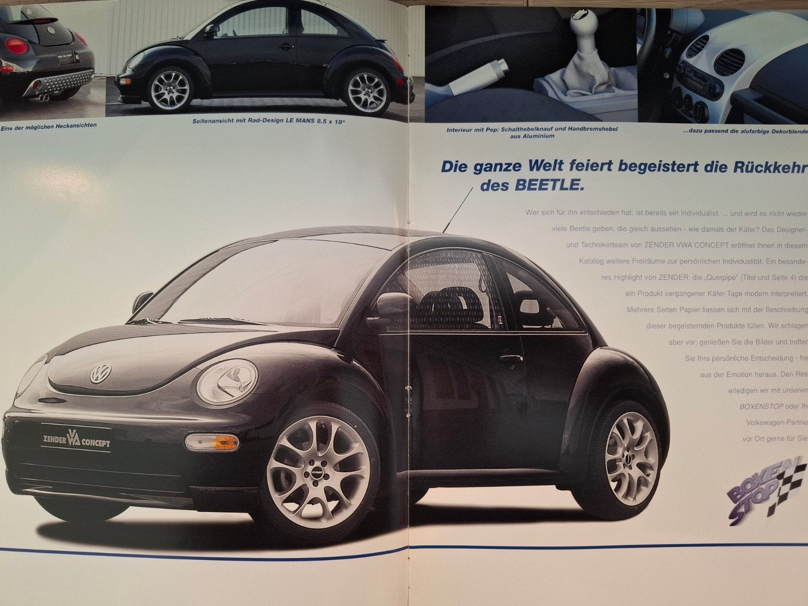 Volkswagen Beetle Zender brochure - 1998, Ophalen of Verzenden, Zo goed als nieuw, Volkswagen
