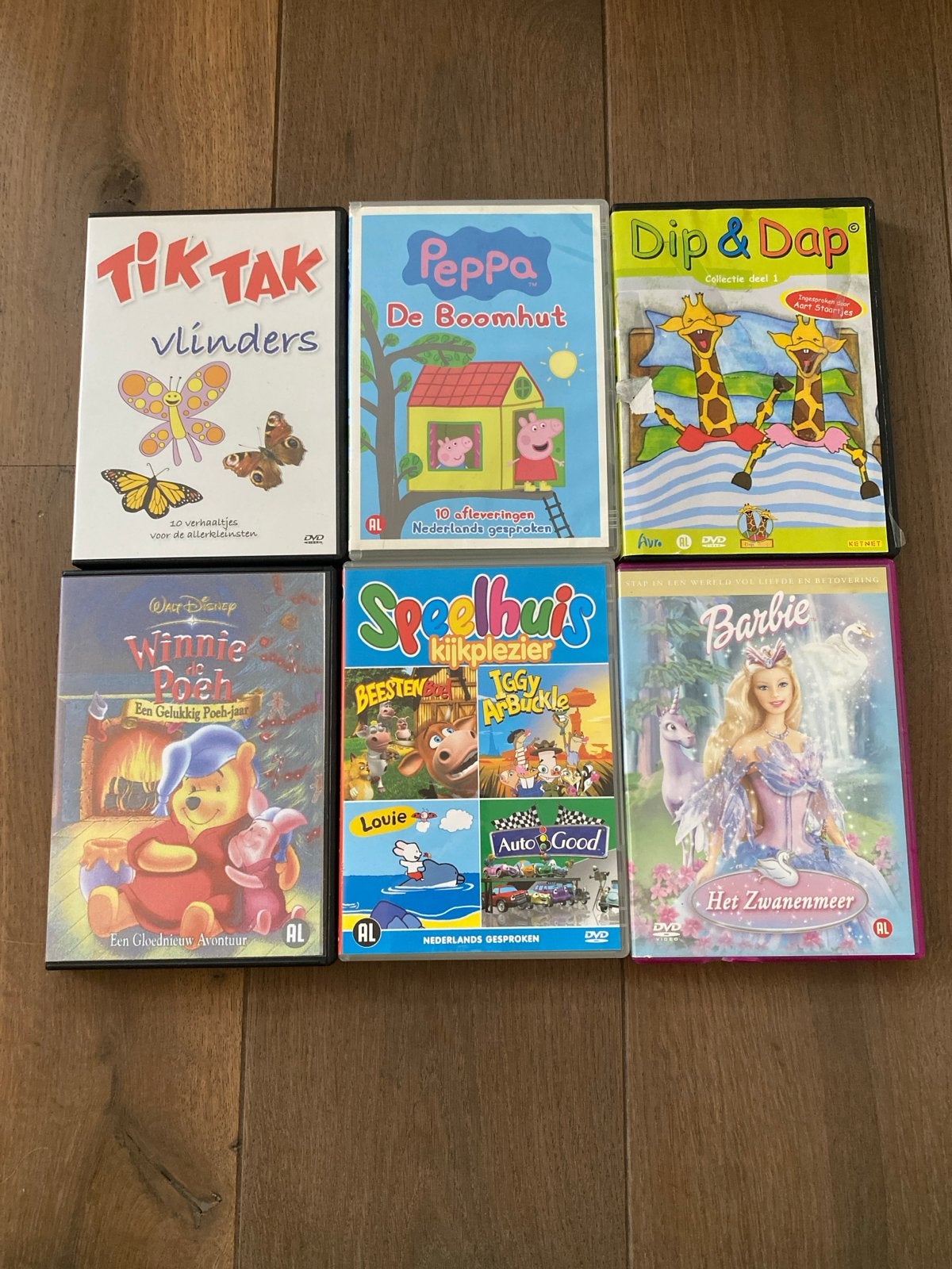 Grote collectie kinder-dvd's: Peppa, Winnie de Poeh, Barbie, Cd's en Dvd's, Dvd's | Kinderen en Jeugd, Gebruikt, Animatie, Verzamelbox