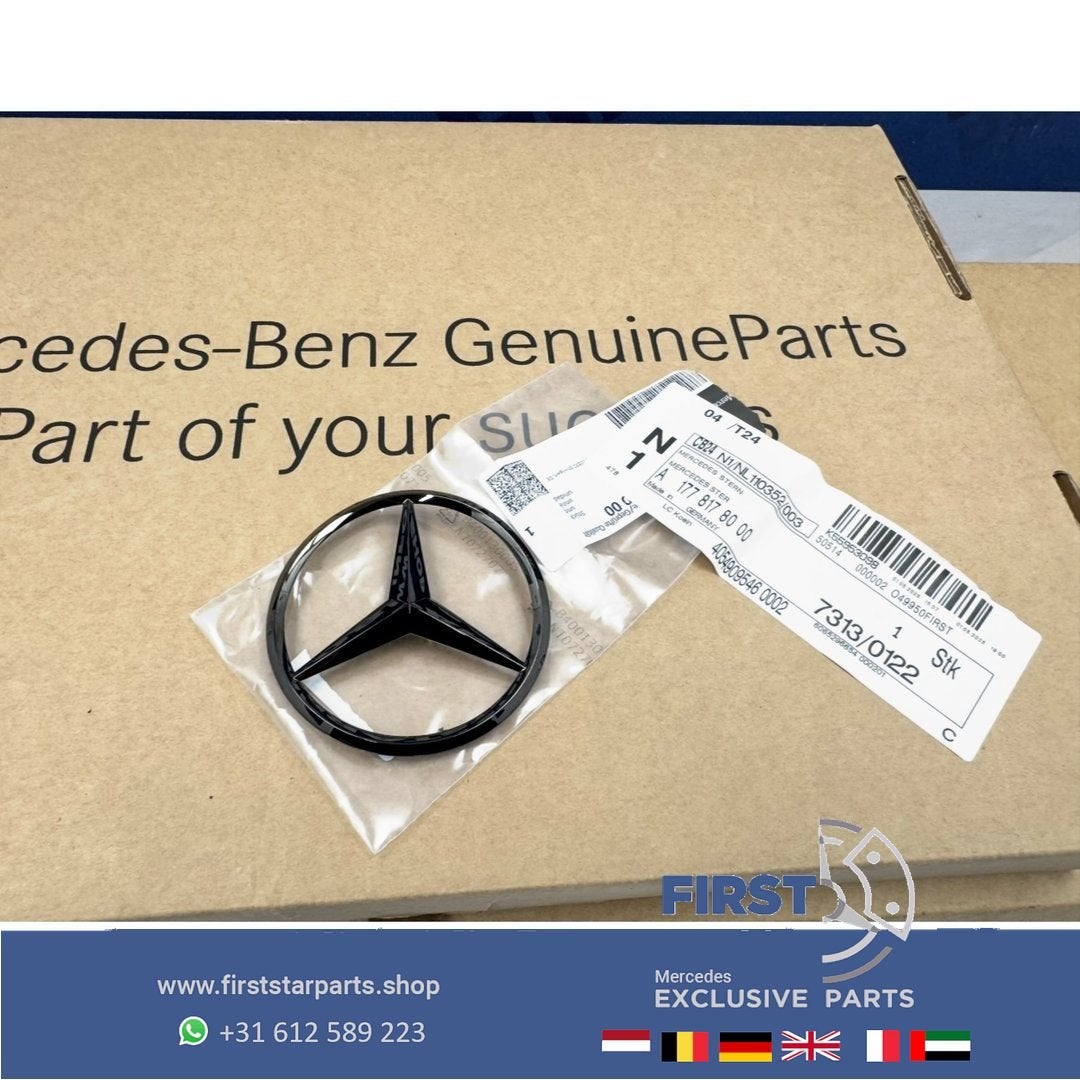W177 A KLASSE STER Kofferbak LOGO achterklep EMBLEEM zwart W, Gebruikt, -, Ophalen of Verzenden, -