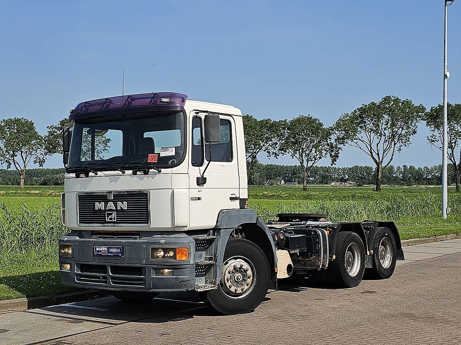 M.A.N. 26.403 F2000 6x4 manual, Euro 2, MAN, Wit, Bedrijf