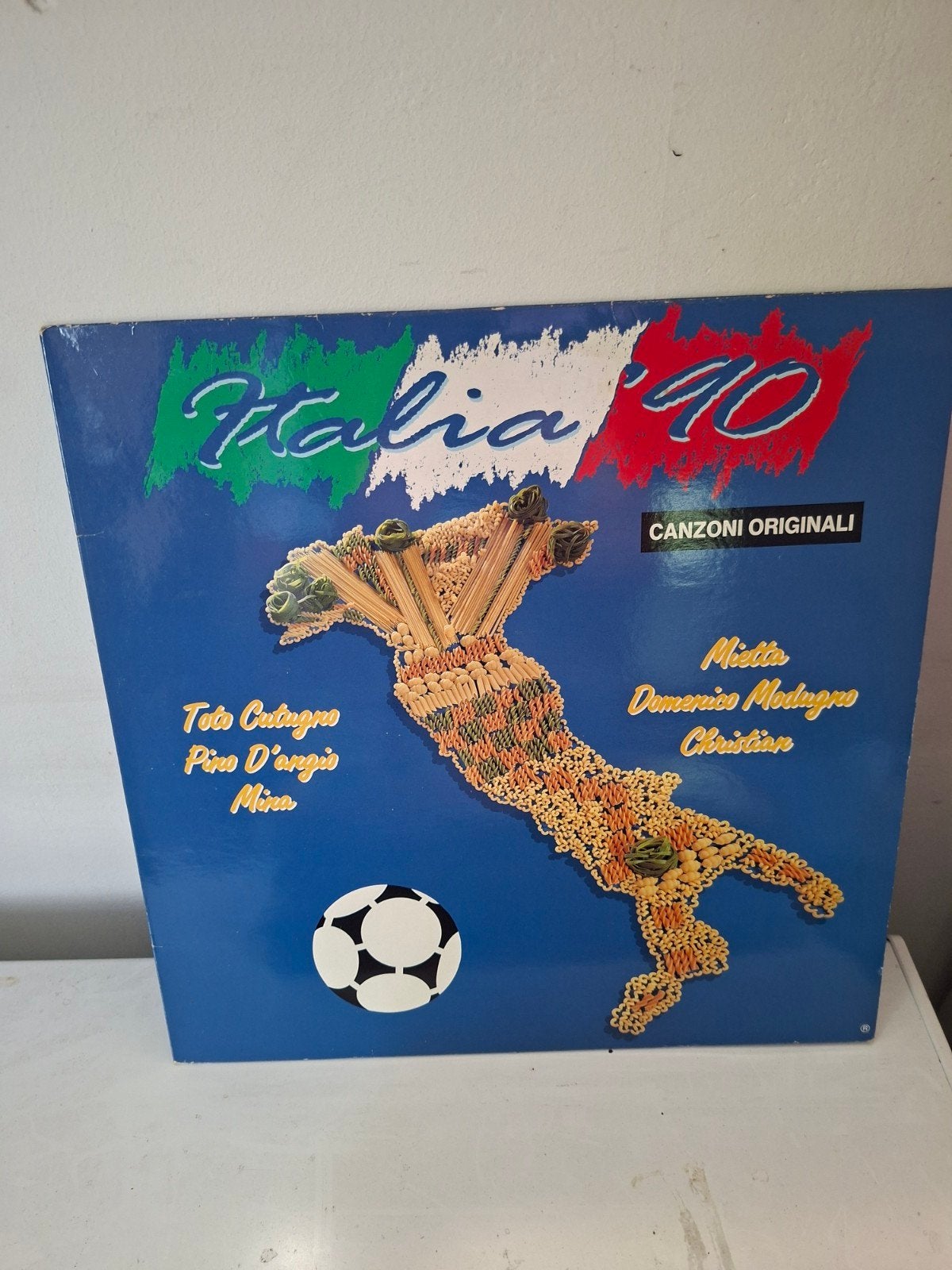 Italia '90 Calcio Club LP - Originele Soundtrack WK, Cd's en Dvd's, LP, Gebruikt, Pop, Originele persing