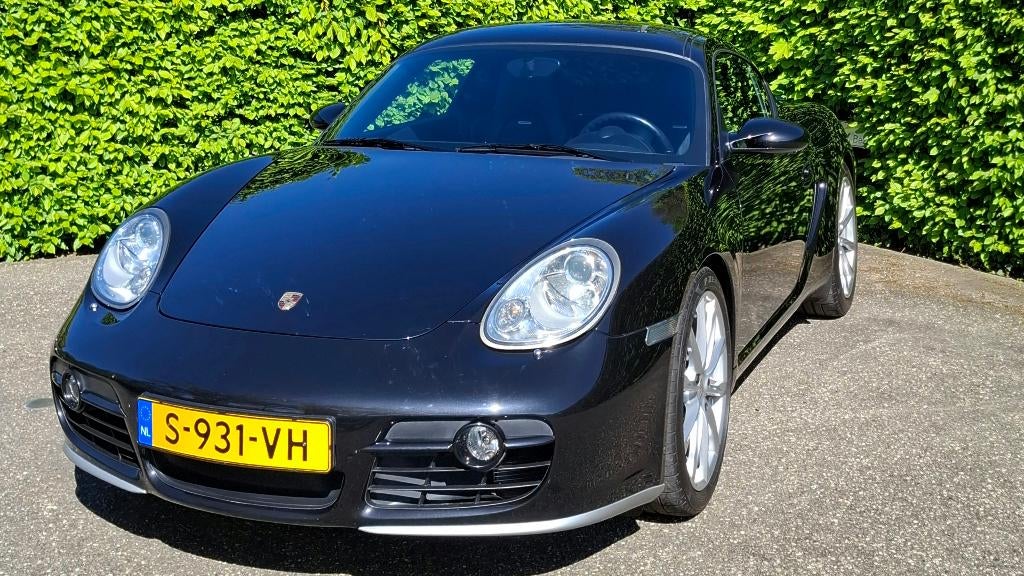 Porsche Cayman 2.7 180KW 2008 Zwart, Auto's, Porsche, Achterwielaandrijving, Zwart, 2687 cc, Handgeschakeld