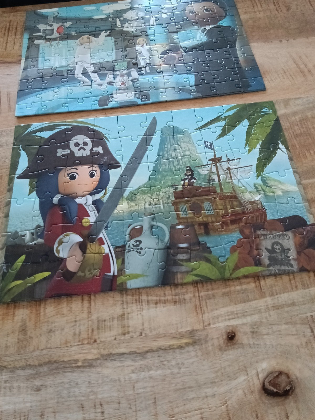 Playmobil Super 4 Puzzels in metalen koffer, Kinderen en Baby's, Ophalen, 10 tot 50 stukjes, Gebruikt, 4 tot 6 jaar