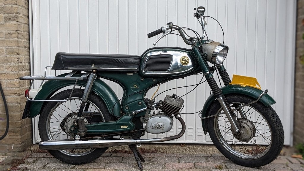 Sparta 2V Sport oldtimer brommer - met kenteken, Ophalen, Sparta, Maximaal 45 km/u, 2 versnellingen