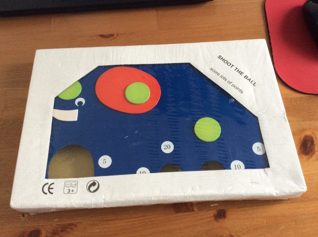 houten shoot the ball spel "Olifant" . nieuw, Kinderen en Baby's, Speelgoed | Houten speelgoed, Ophalen of Verzenden, Nieuw