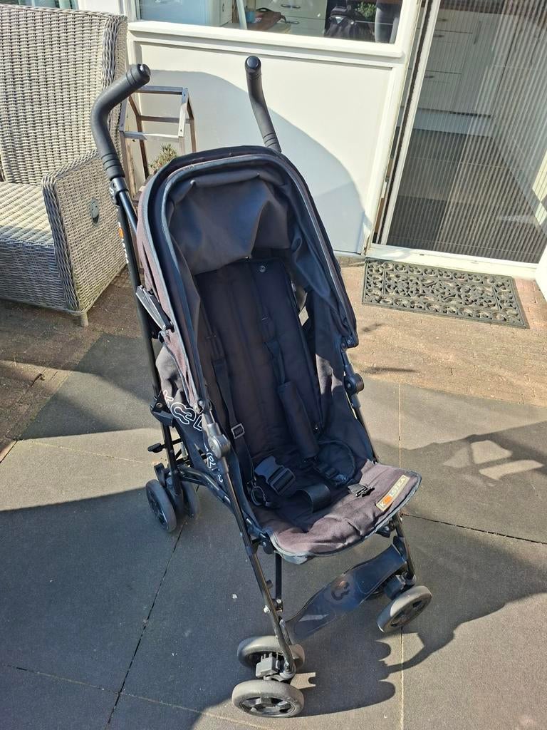 Koelstra buggy zwart met ophang beugel en buggy bag, Ophalen, Gebruikt, Koelstra