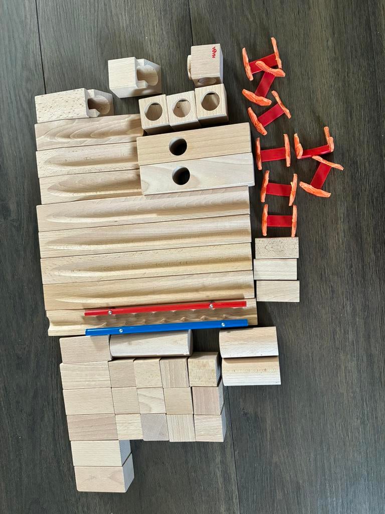 Haba houten knikkerbaan, Ophalen of Verzenden, Zo goed als nieuw, Overige merken