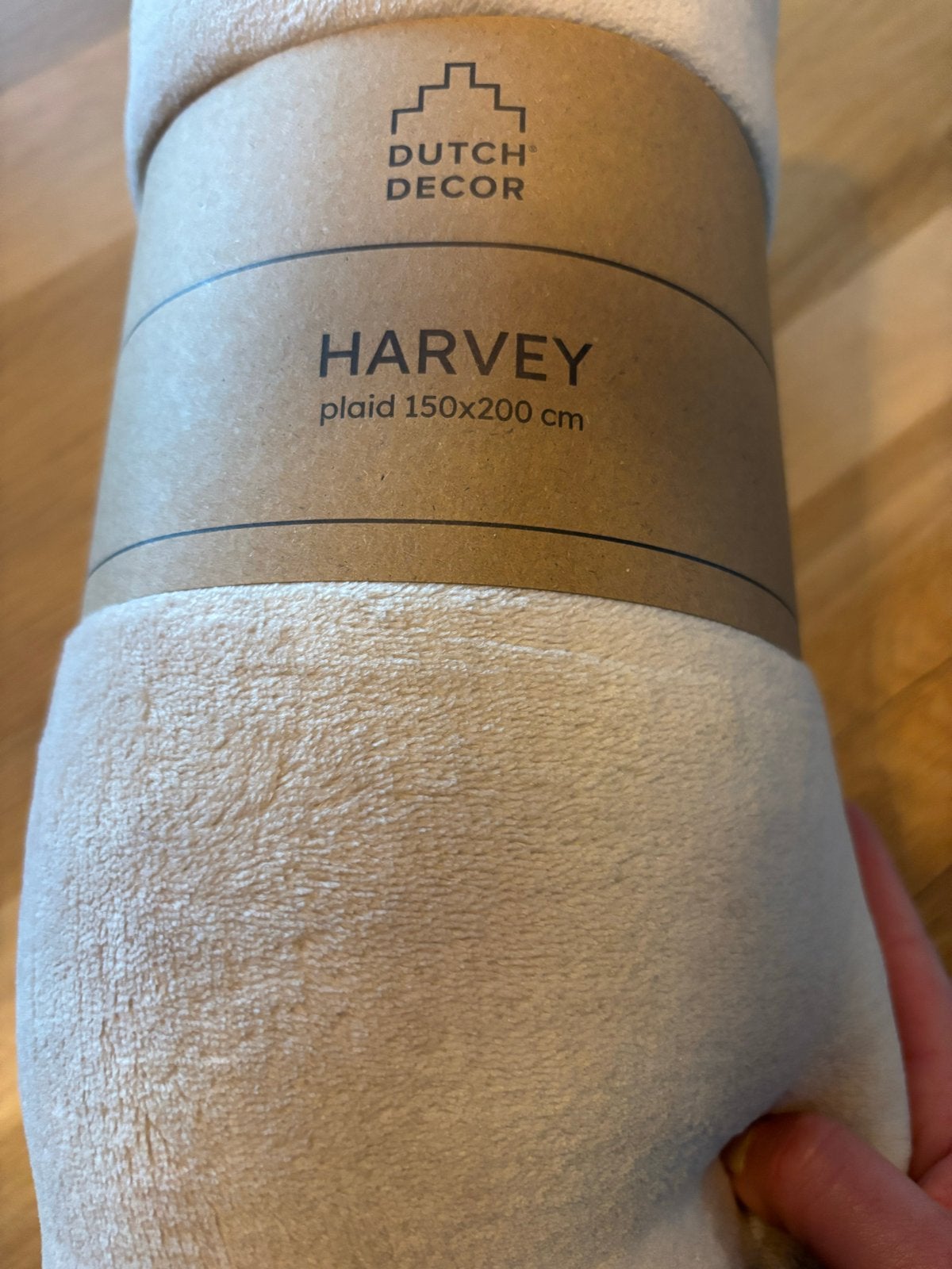 Dutch Decor Harvey Plaid - Beige - 150x200 cm, Beige, Nieuw, Ophalen of Verzenden, Plaid