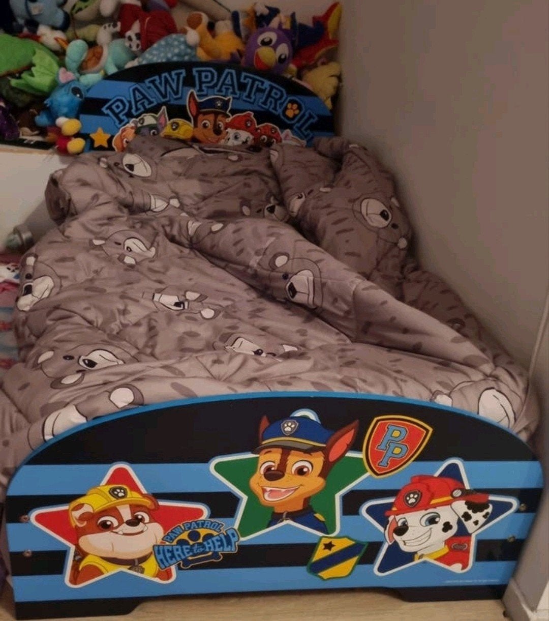 paw patrol peuterbed 140 x 70 cm Is al uit elkaar!, Ophalen, 70 tot 85 cm, 140 tot 160 cm, Zo goed als nieuw