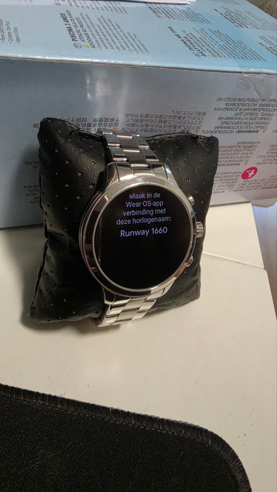 micheal kors smartwatch, Ophalen, Zo goed als nieuw, Zwart, Android