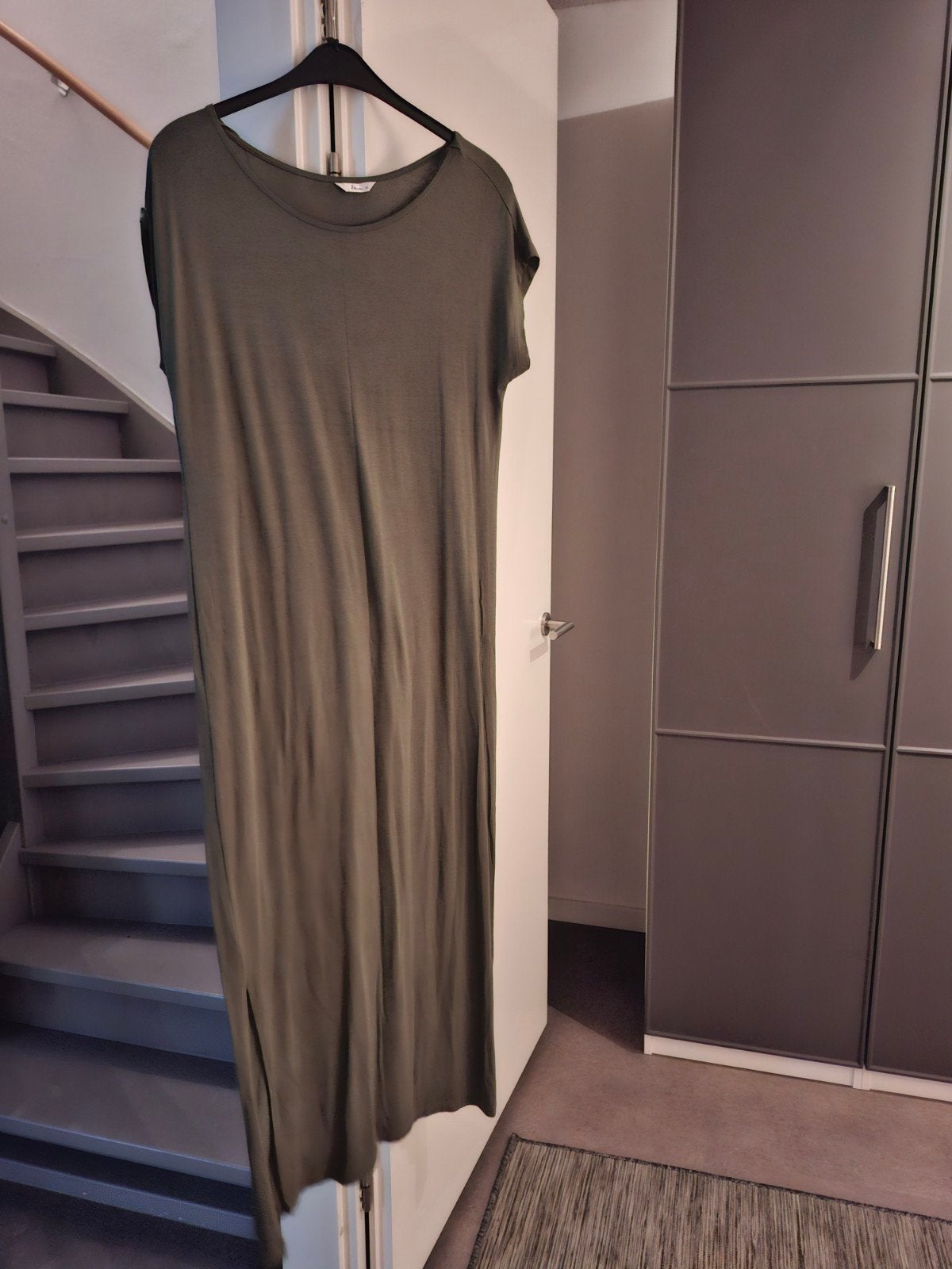 Groene lange zomerjurk van Miss Etam, Maat 46/48 (XL) of groter, Nieuw, Ophalen of Verzenden, Miss Etam