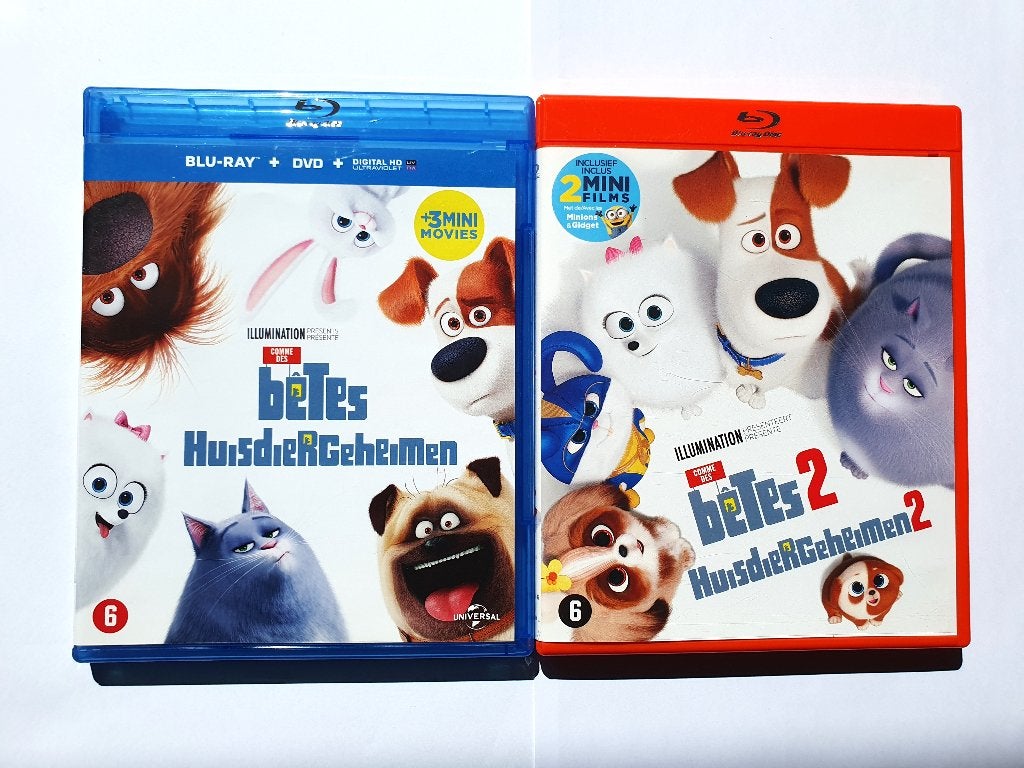 Huisdiergeheimen 1 + 2 (3 disc), Ophalen of Verzenden, Zo goed als nieuw, Nederlands, Tekenfilms en Animatie
