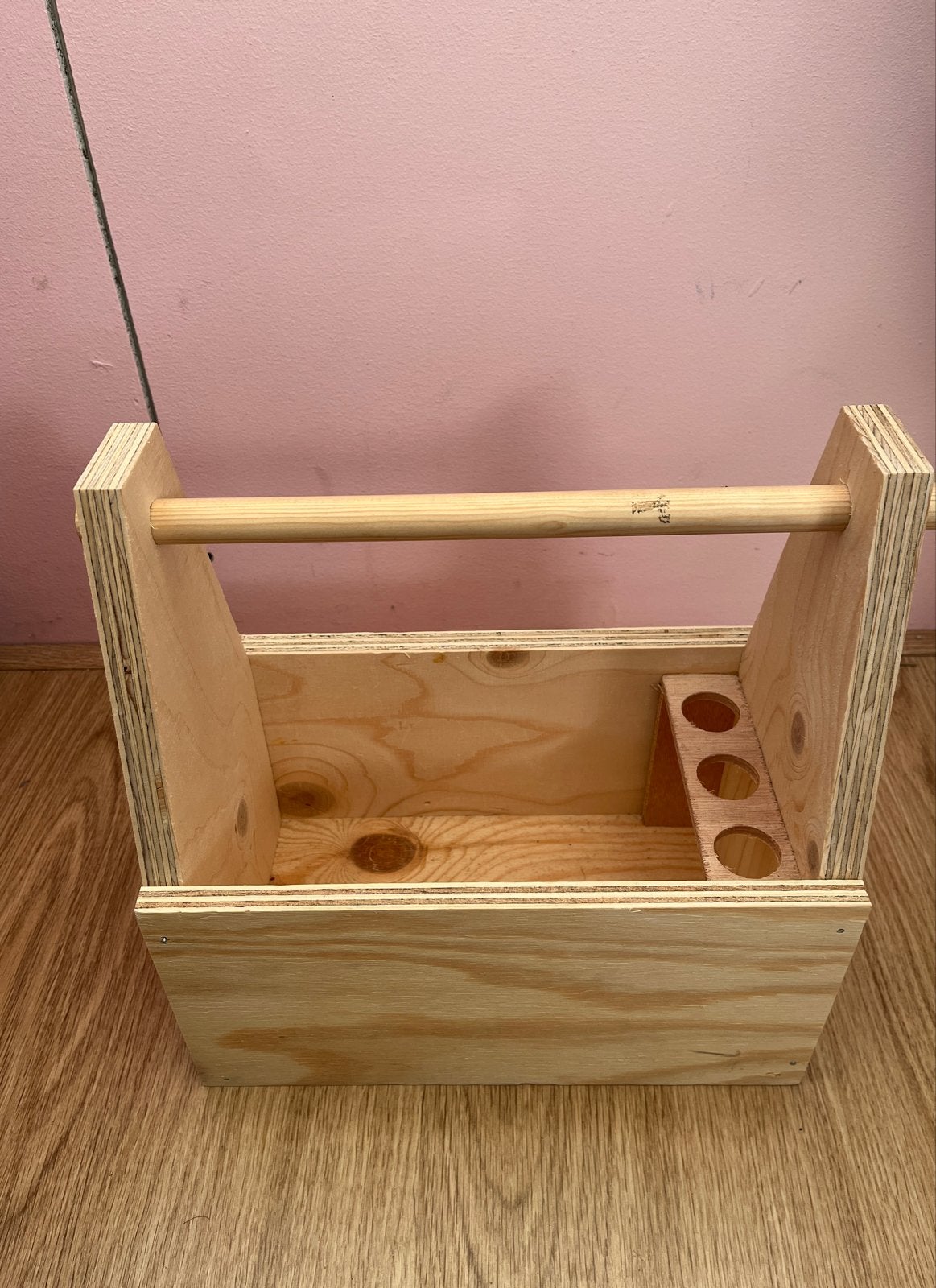 Nieuwe houten gereedschapskist, Ophalen of Verzenden, Nieuw