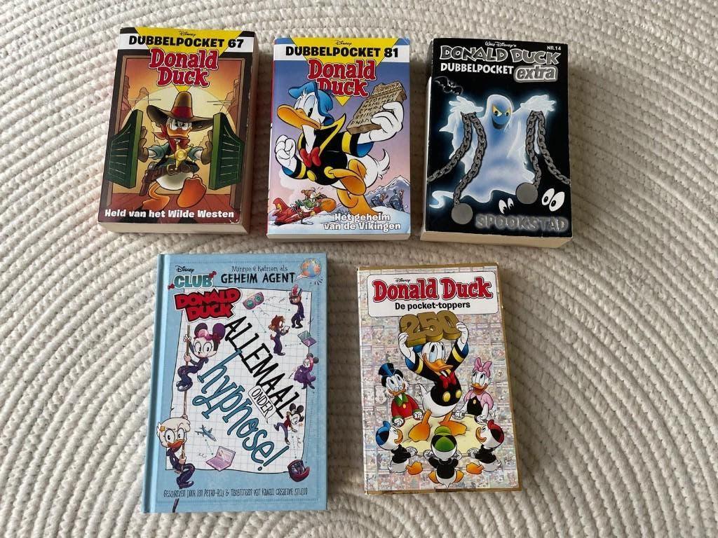 Donald Duck boeken set (5x) – pockets / dubbelpocket, Boeken, Ophalen of Verzenden, Zo goed als nieuw, Donald Duck, Meerdere stripboeken