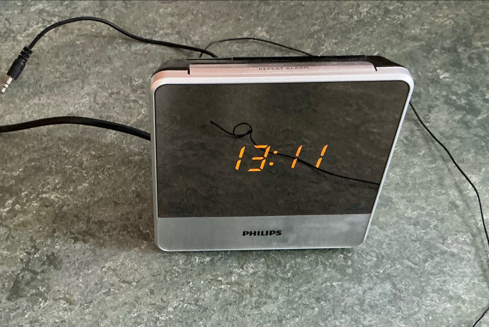 Philips AJ3231 Wekker Radio met Spiegel Display, Ophalen, Zo goed als nieuw, Radio