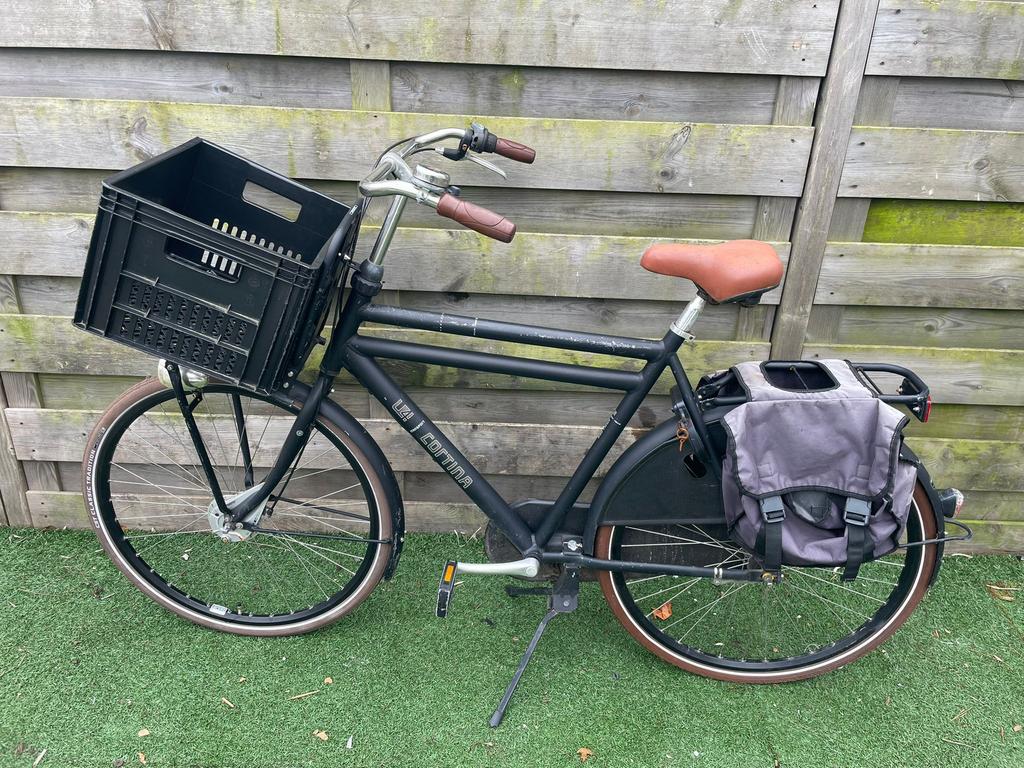 Cortina transportfiets heren te koop – doe een goed bod, Ophalen of Verzenden, Zo goed als nieuw, Overige merken