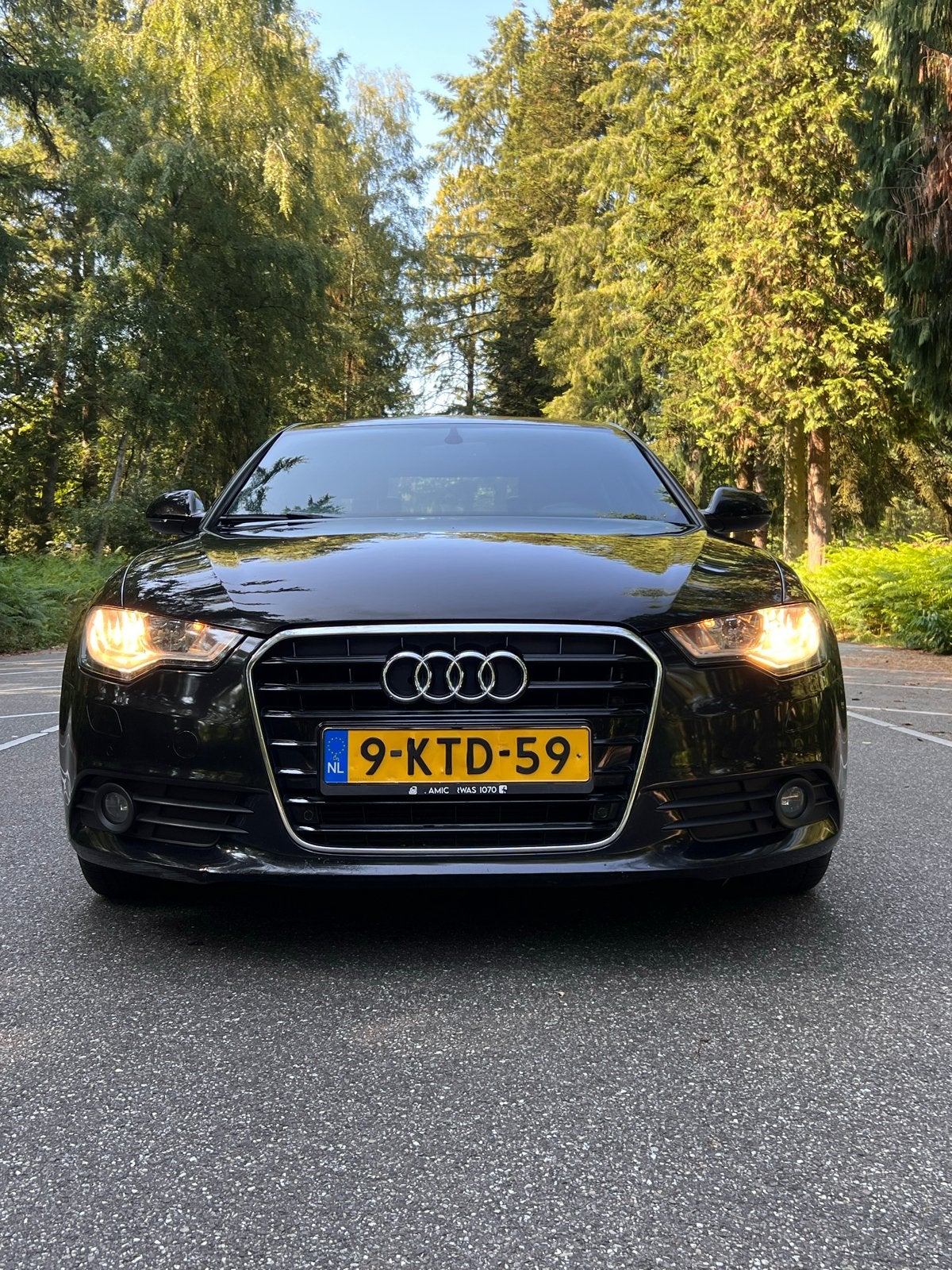 Audi A6 2.0 Tfsi 132KW Multitronic 2013 Zwart, Auto's, 4 cilinders, 1984 cc, 179 pk, Zwart