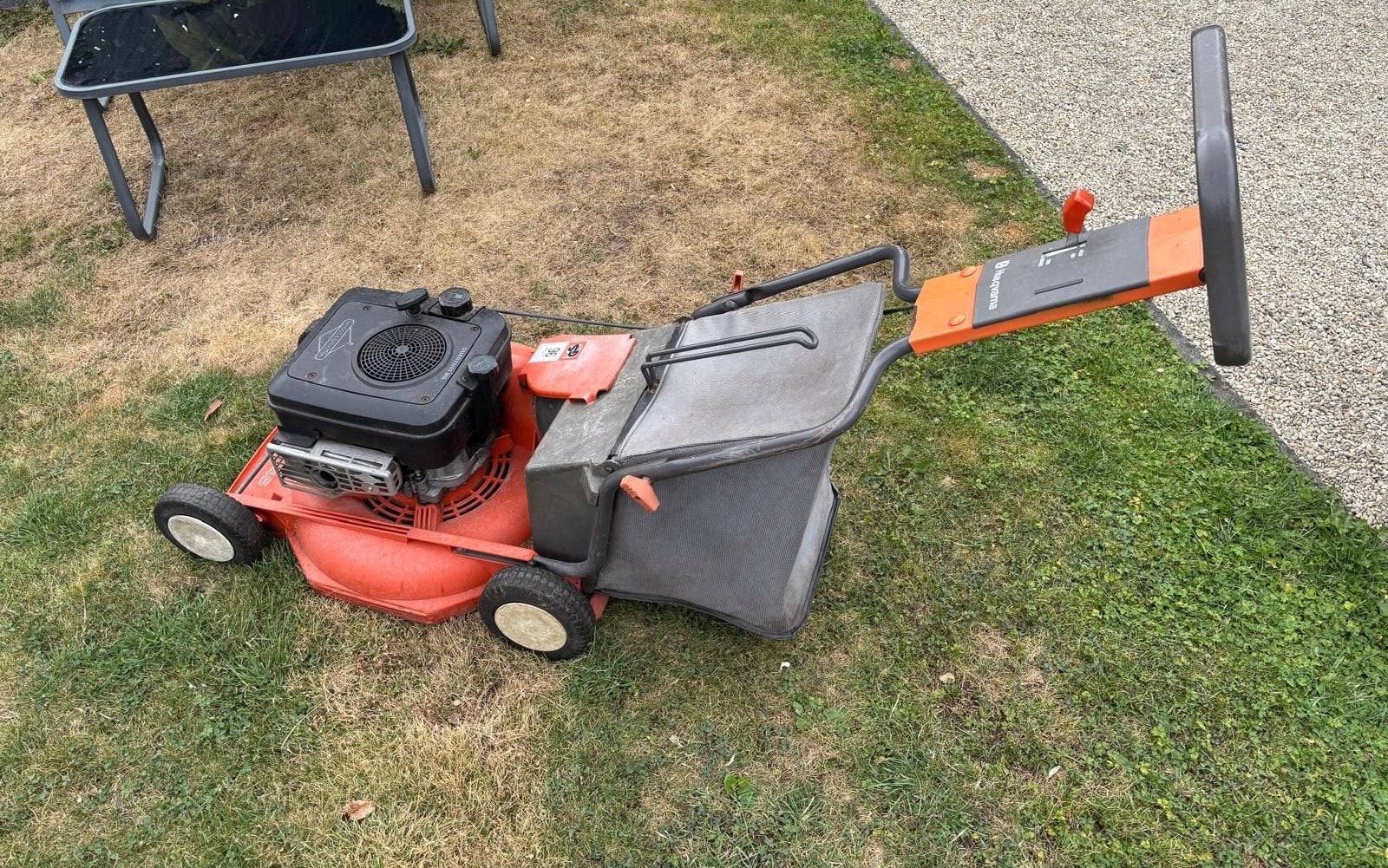 Husqvarna Royal 46 motor grasmaaier met Briggs & Stratton, Ophalen, Cirkelmaaier, Gebruikt, 40 t/m 49 cm