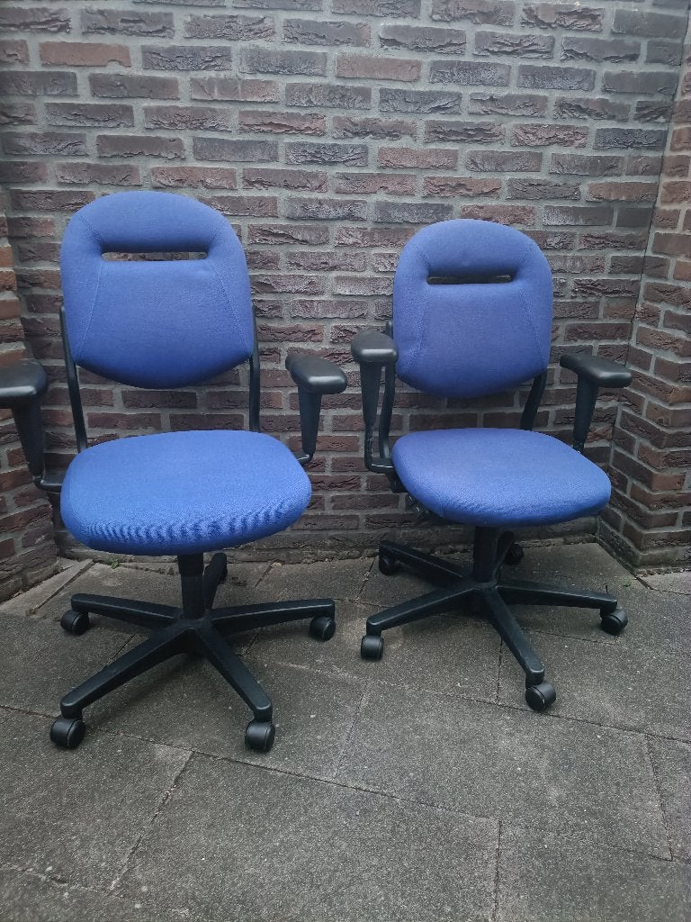Bureaustoelen, Ophalen, Gebruikt, Blauw, Bureaustoel