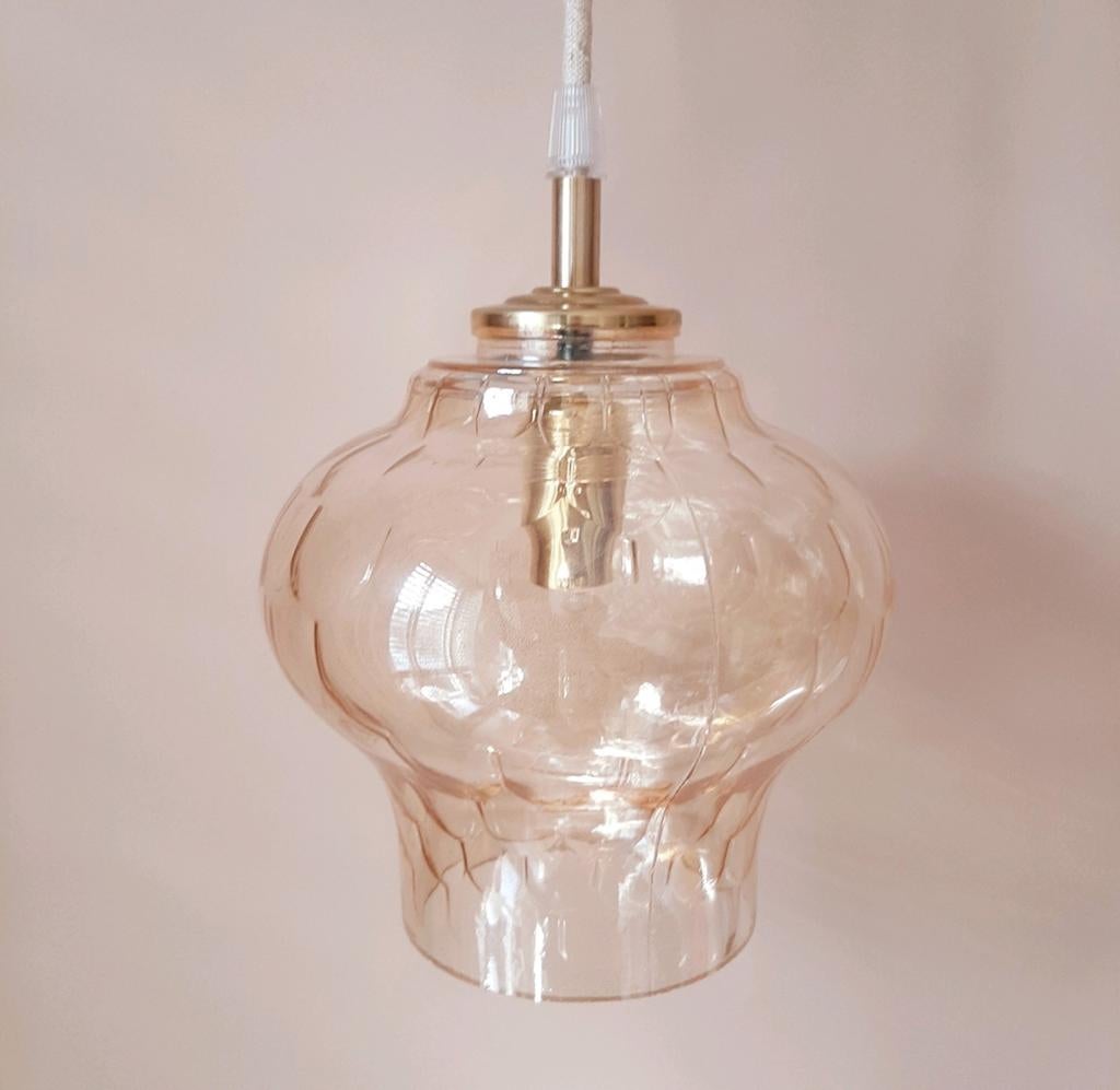 Vintage hanglamp | Bubble lamp | Helena Tynell stijl, Ophalen of Verzenden, Glas, Minder dan 50 cm