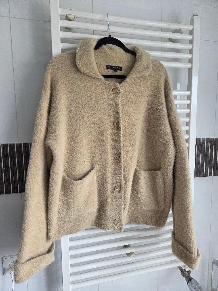 Nieuwstaat Tramontana tussenjas, beige, Xl maar valt als 46, Kleding | Dames, Jassen | Zomer, Tramontana, Zwart, Maat 46/48 (XL) of groter