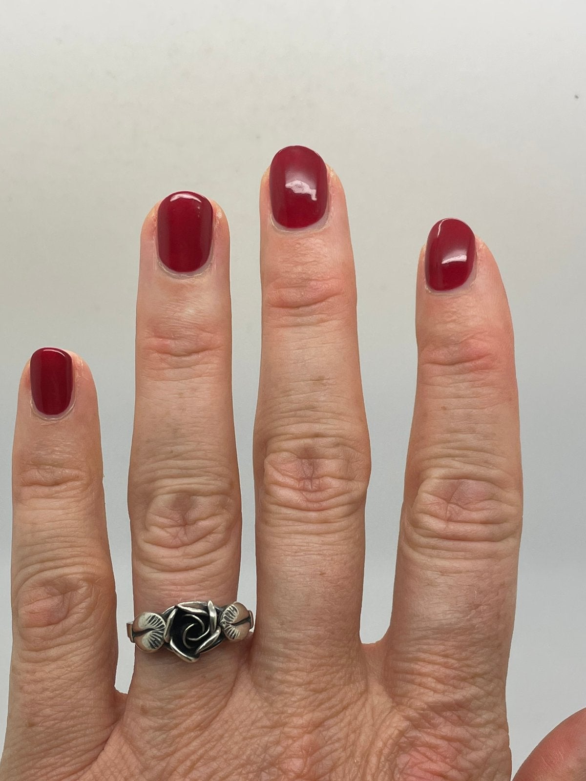 G215 Prachtige zilveren TEKA ring (verstelbaar), Sieraden, Tassen en Uiterlijk, Ophalen of Verzenden, Zilver, Ring