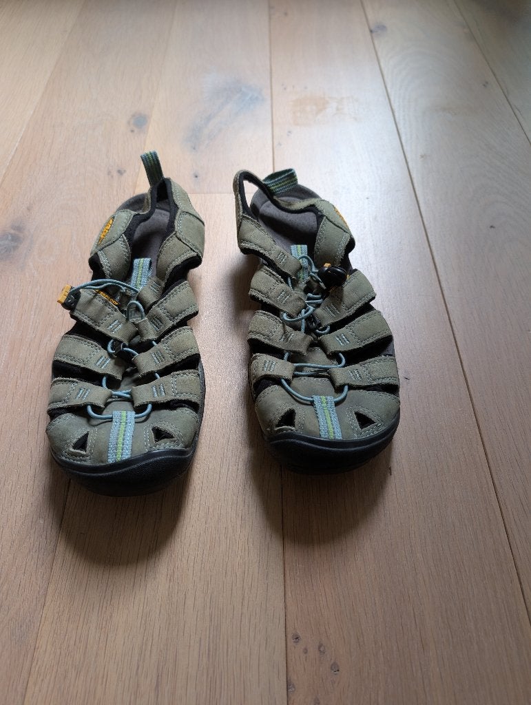 Keen sandalen 39, Teva, Gedragen, Groen, Sandalen of Muiltjes